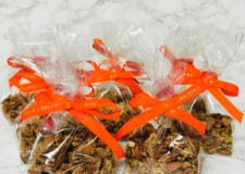 Brända mandlar med apelsinsmak