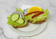 Bredd bulle vegansk